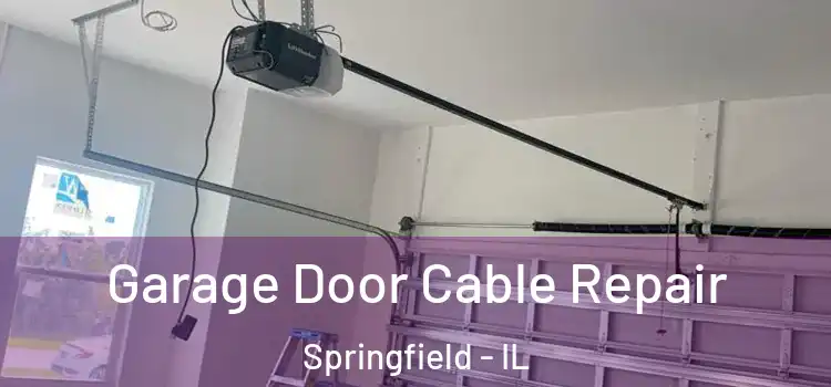  Garage Door Cable Repair Springfield - IL